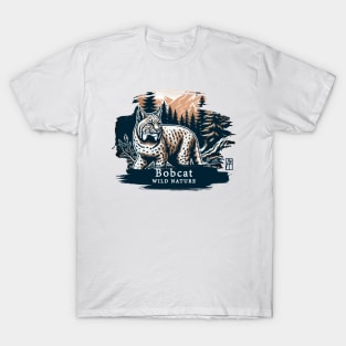 Bobcat - WILD NATURE - BOBCAT -8 T-Shirt